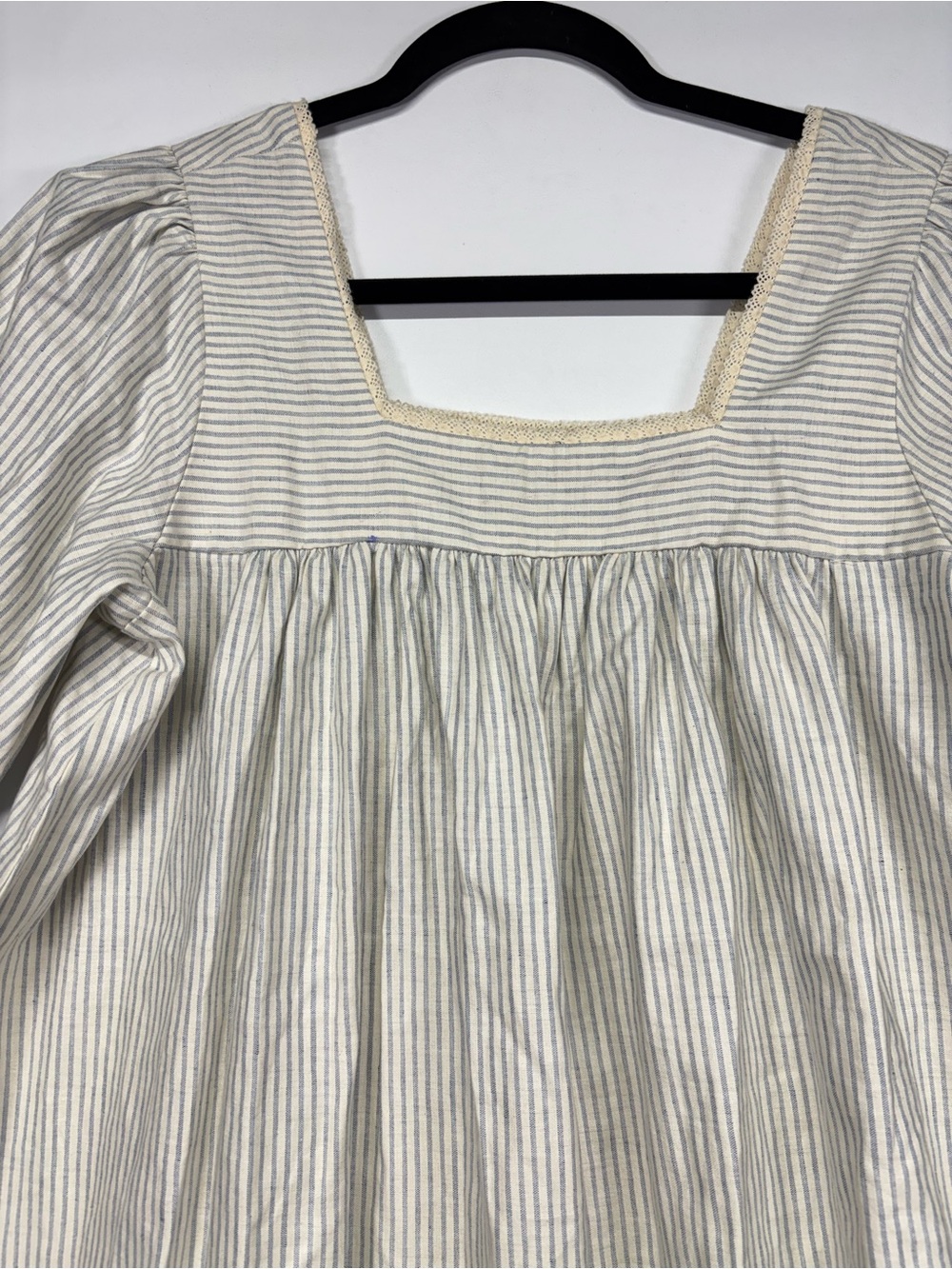 ✨Christy Dawn The Berkley Dress Blue Harvest Stripe Size M - Picture 7 of 16